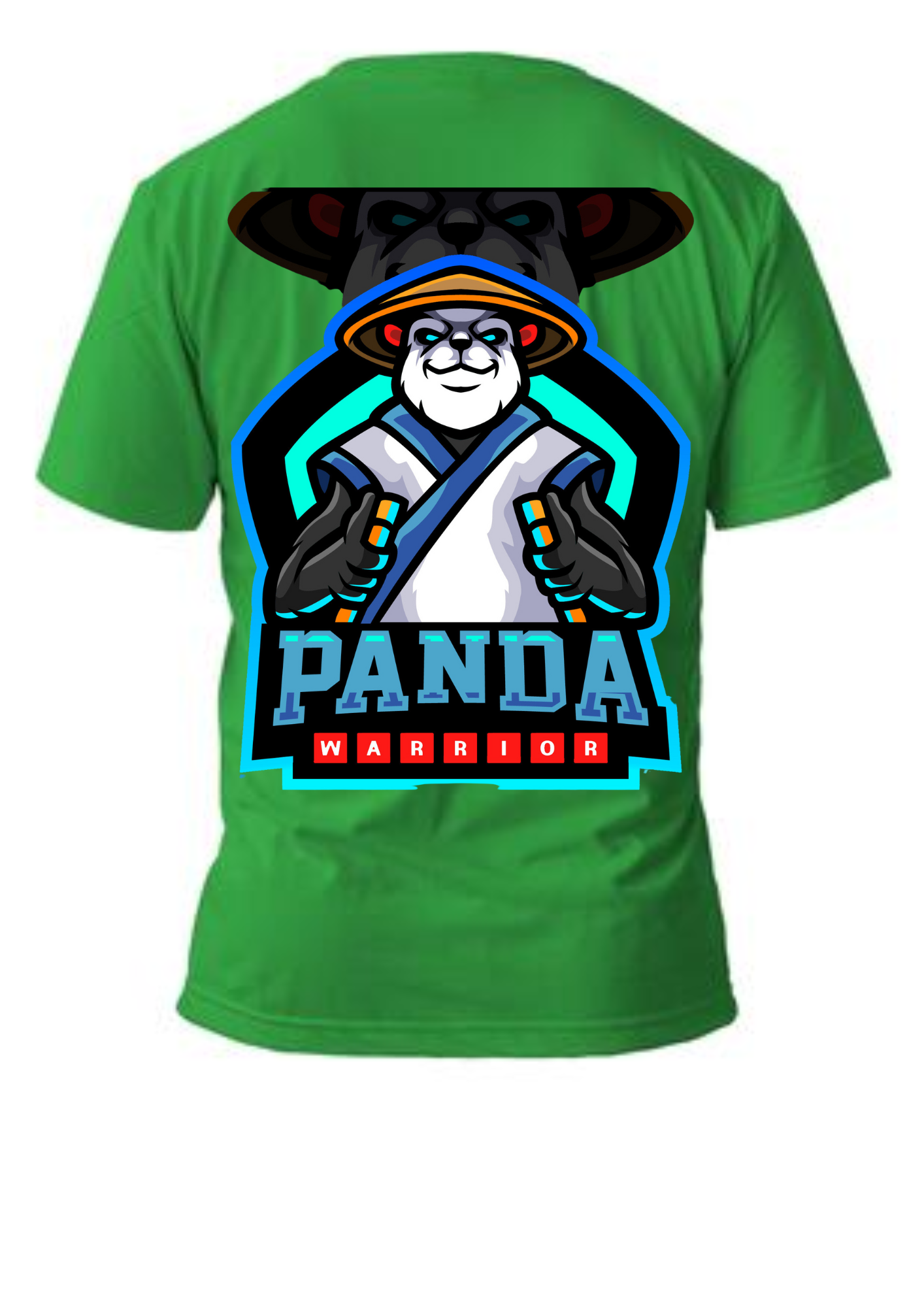 Men Front & Back Printed Green T-shirt