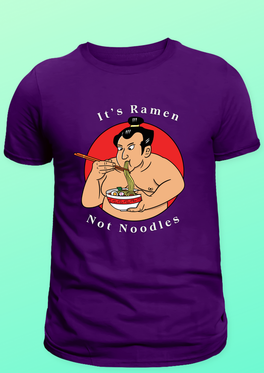 Men Purple Blue Printed T-shirt