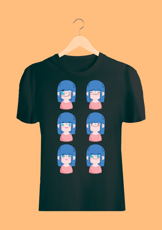 Women Dark Green Printed T-shirt