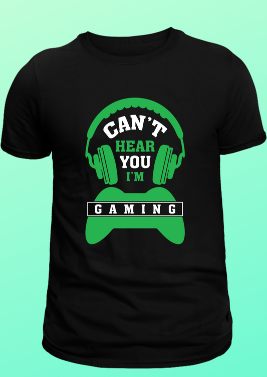 Men Black Blue Printed T-shirt